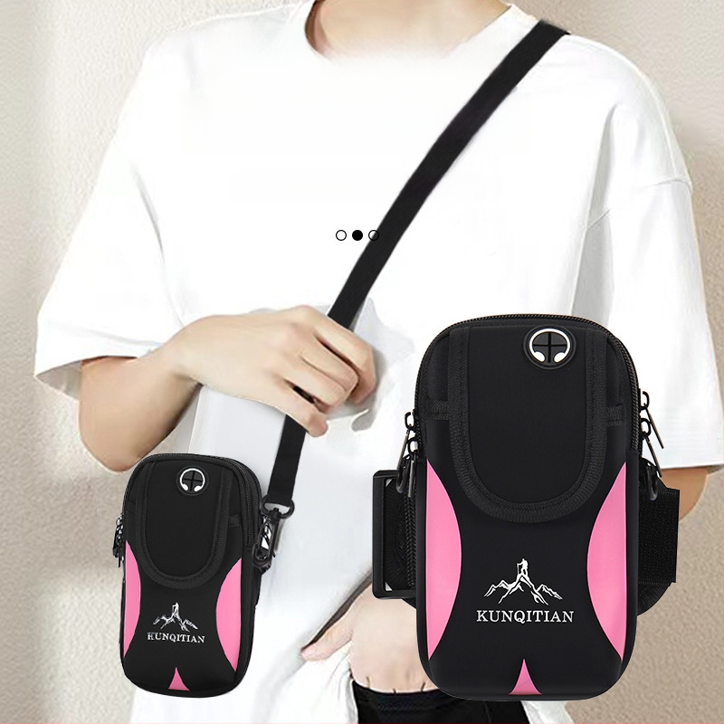 Geantă de braț pentru sporturi în aer liber, material poliester, unisex, siguranță reflectivă pentru noapte