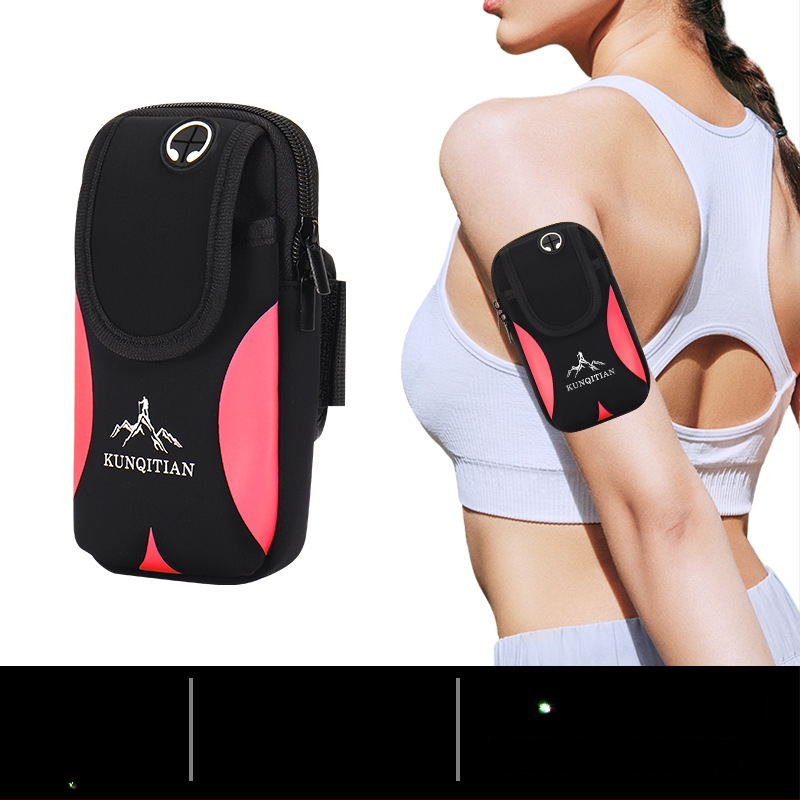 Geantă de braț pentru sporturi în aer liber, material poliester, unisex, siguranță reflectivă pentru noapte