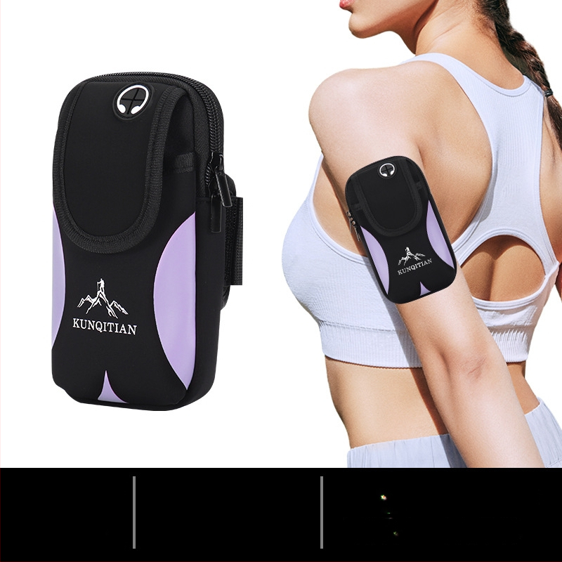 Geantă de braț pentru sporturi în aer liber, material poliester, unisex, siguranță reflectivă pentru noapte