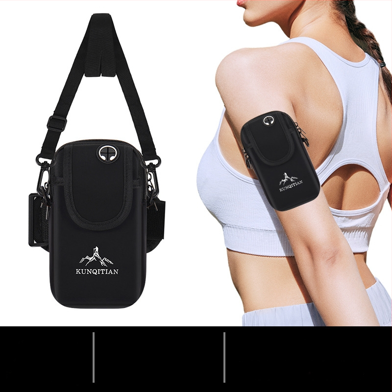 Geantă de braț pentru sporturi în aer liber, material poliester, unisex, siguranță reflectivă pentru noapte