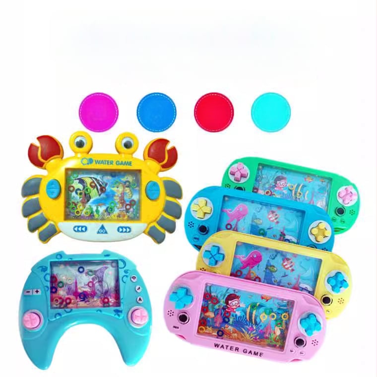 Vandens žaidimų įrenginys su žiedų metimo funkcija – edukacinis, interaktyvus žaislas vaikams nuo 4 iki 6 metų