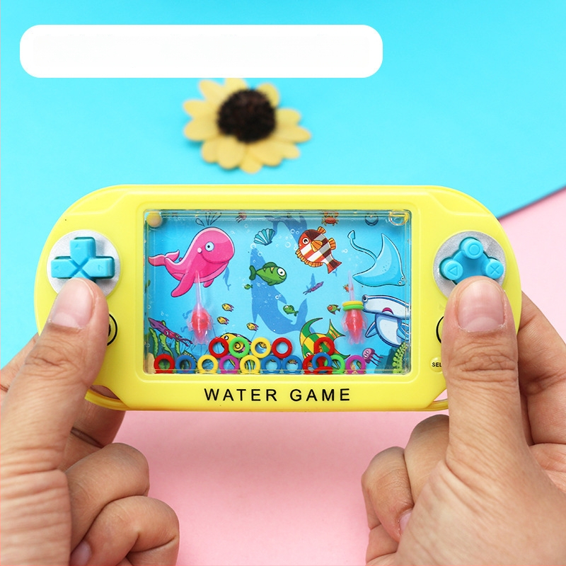 Vandens žaidimų įrenginys su žiedų metimo funkcija – edukacinis, interaktyvus žaislas vaikams nuo 4 iki 6 metų