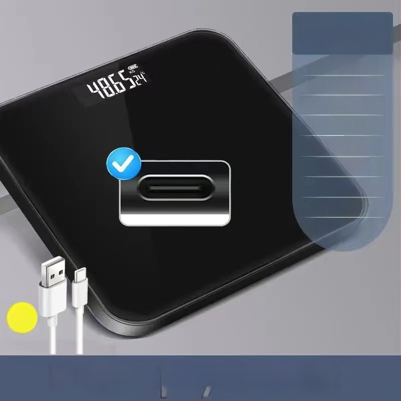 Cântar pentru greutate, alimentat cu baterie, pentru adulți, capacitate 360, design simplu