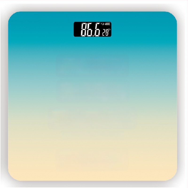 Cântar corporal Bluetooth cu aplicație, încărcare Type-C, cântar electronic pentru uz casnic