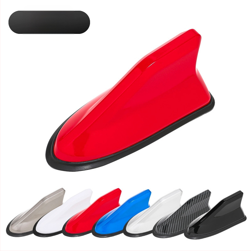 Antena auto în formă de aripă de rechin, corp ABS, MT1202, compatibilitate universală, antenă decorativă pentru semnal FM/AM