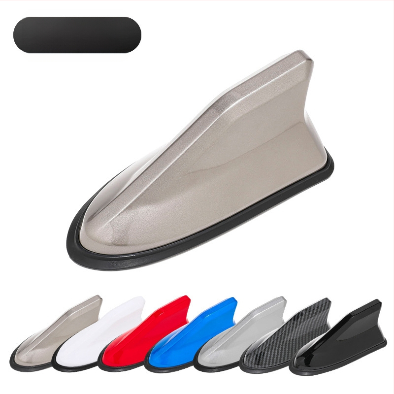 Antena auto în formă de aripă de rechin, corp ABS, MT1202, compatibilitate universală, antenă decorativă pentru semnal FM/AM