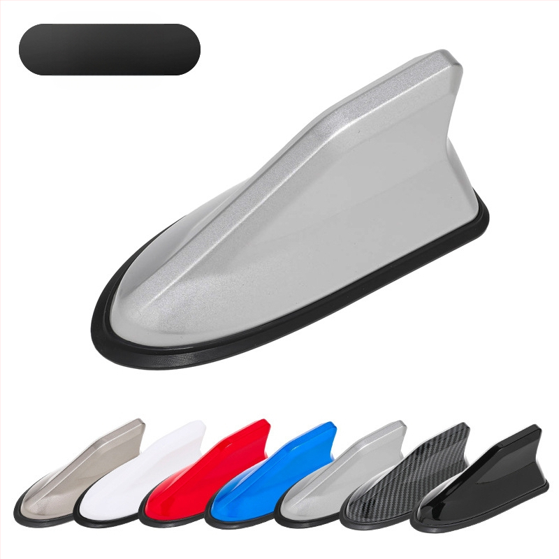 Antena auto în formă de aripă de rechin, corp ABS, MT1202, compatibilitate universală, antenă decorativă pentru semnal FM/AM