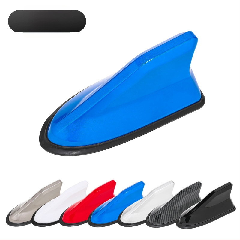 Antena auto în formă de aripă de rechin, corp ABS, MT1202, compatibilitate universală, antenă decorativă pentru semnal FM/AM