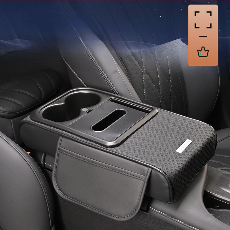 Auto rokas balsta pacēlāja spilventiņš – āda, Zīmols: +, Universāli modeļi