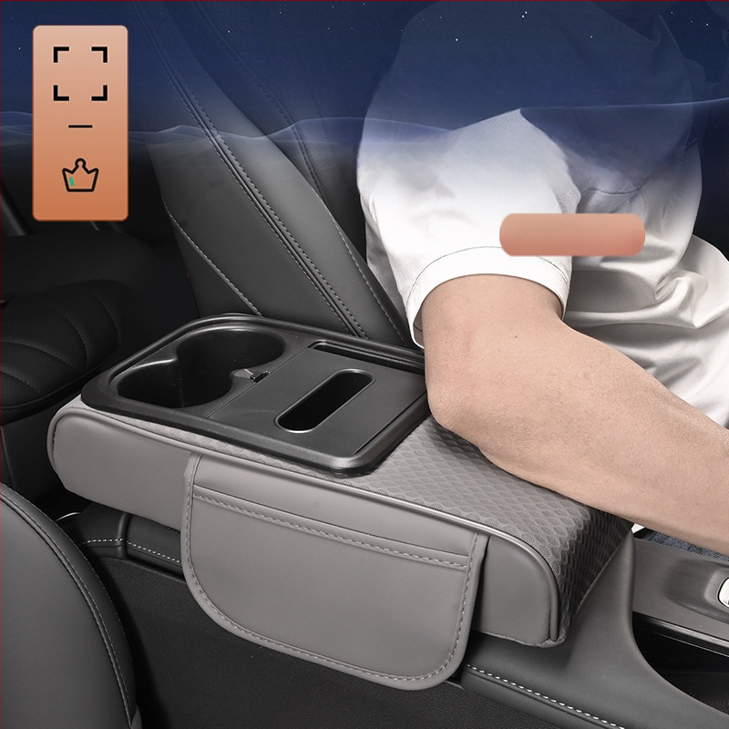 Auto rokas balsta pacēlāja spilventiņš – āda, Zīmols: +, Universāli modeļi