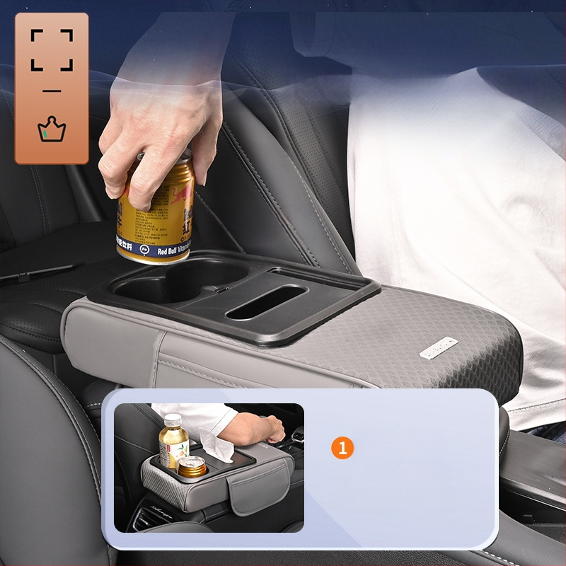 Auto rokas balsta pacēlāja spilventiņš – āda, Zīmols: +, Universāli modeļi