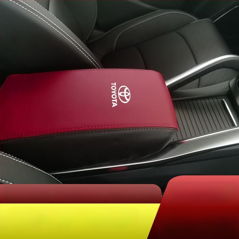 Ādas centrālā rokas balsta kastes pārsegs Toyota Corolla, pielāgojams