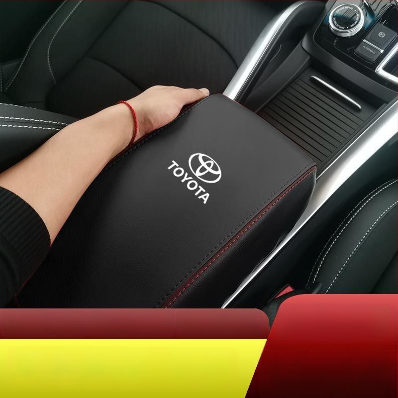 Ādas centrālā rokas balsta kastes pārsegs Toyota Corolla, pielāgojams