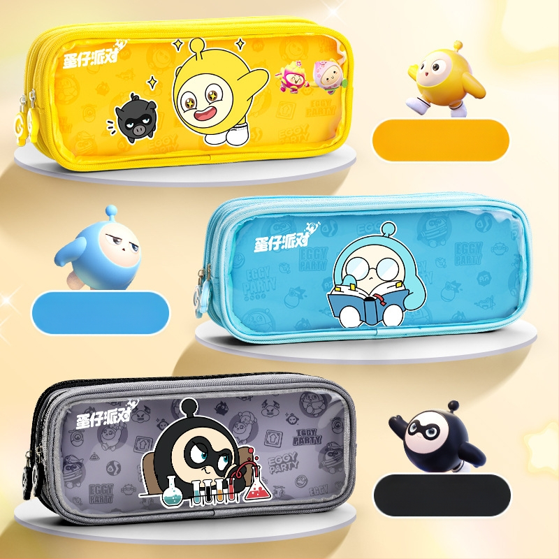 Caurskatāma zīmju soma Eggman party — audums, mīļš stils, Wheat and zīmols, IP apstiprināts (māksla un kultūras radīšana)