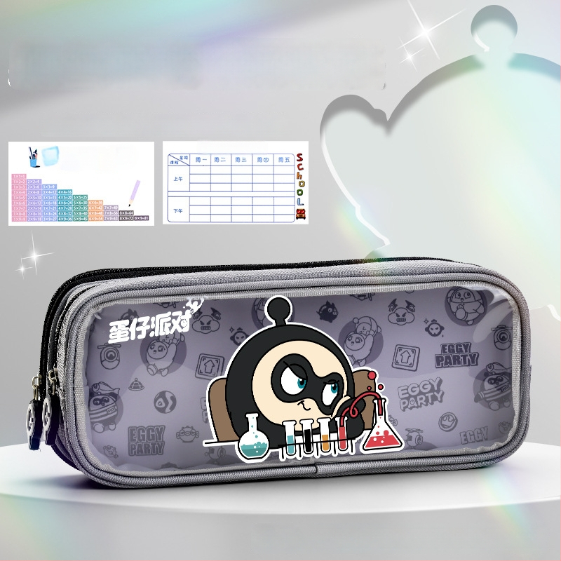 Caurskatāma zīmju soma Eggman party — audums, mīļš stils, Wheat and zīmols, IP apstiprināts (māksla un kultūras radīšana)