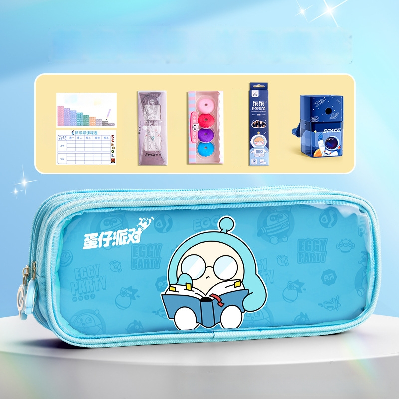 Caurskatāma zīmju soma Eggman party — audums, mīļš stils, Wheat and zīmols, IP apstiprināts (māksla un kultūras radīšana)