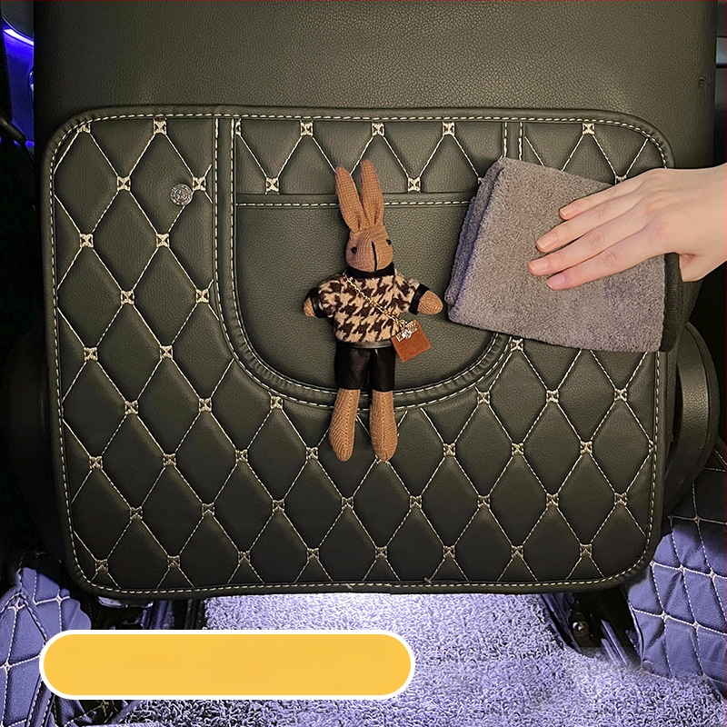 Protector pentru spatele banchetei auto pentru copii, suprafață PU, umplere: Altă, brand GRENGR, universal pentru toate anotimpurile, cod G1029
