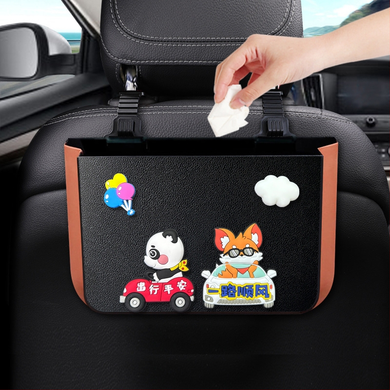 Aizmugurējā sēdekļa karājama uzglabāšanas soma, saliekama un izstiepjama, ūdensnecaurīga, izturīga pret kompresiju