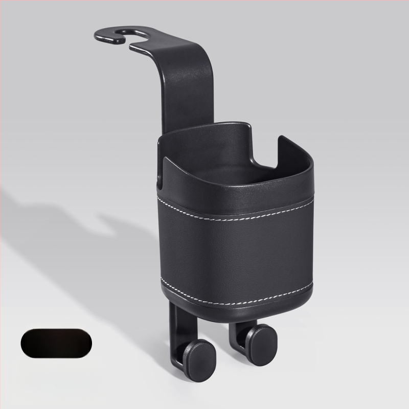 Organizētājs aizmugurējā sēdekļa ar pudeles turētāju, tālruņa turētāju un uzkaramo uzglabāšanas somu — Materiāls: ABS+Āda; Lietošana: aizmugure sēdekļa; Funkcija: daudzfunkcionālais uzglabāšana; Uzglabāšanas tips: pakarināma soma; Logo apdruka: iespējama