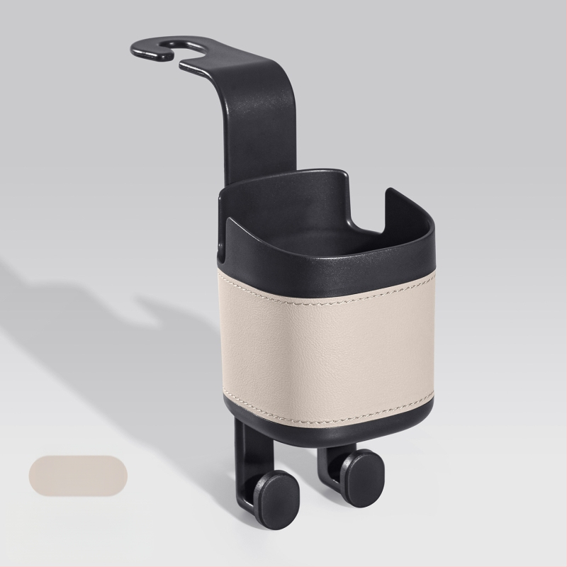 Organizētājs aizmugurējā sēdekļa ar pudeles turētāju, tālruņa turētāju un uzkaramo uzglabāšanas somu — Materiāls: ABS+Āda; Lietošana: aizmugure sēdekļa; Funkcija: daudzfunkcionālais uzglabāšana; Uzglabāšanas tips: pakarināma soma; Logo apdruka: iespējama