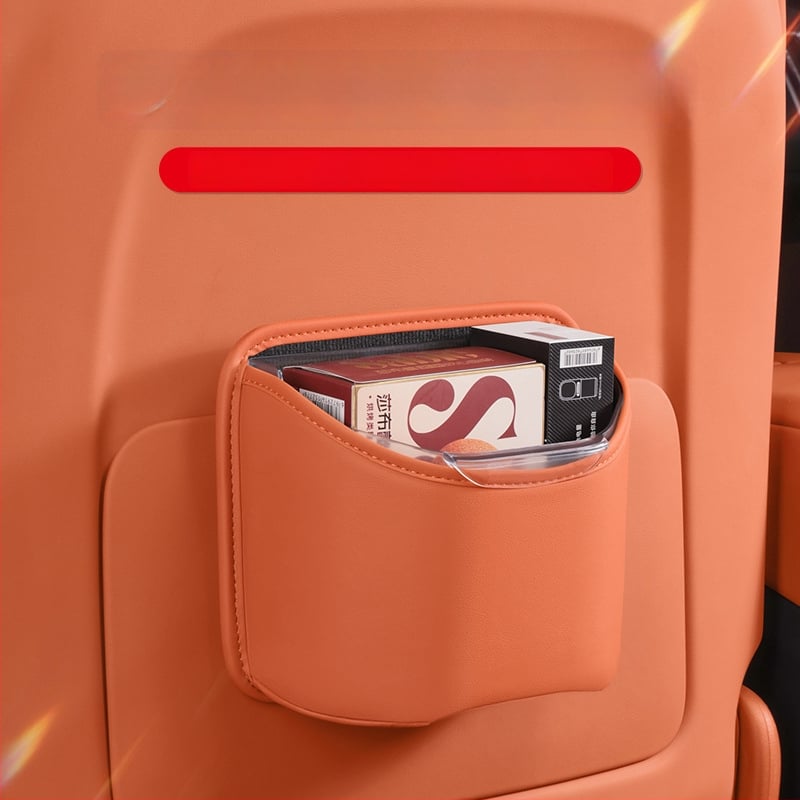 Nuoyue Automašīnas sēdekļa uzglabāšanas kastīte – ūdensdroša Nappa āda + ABS, universāla, paredzēta sēdei