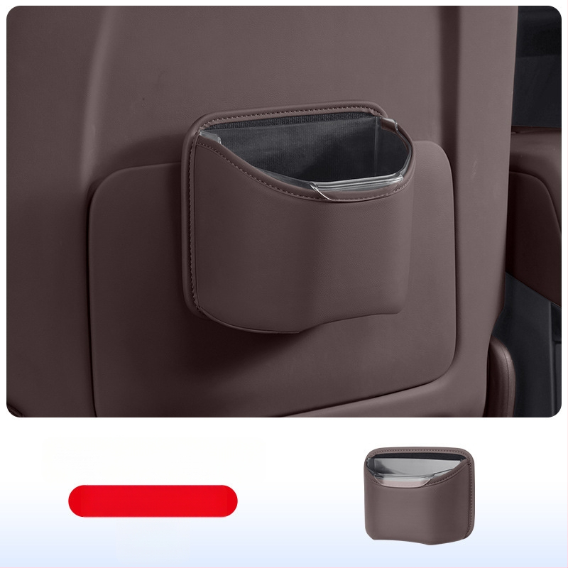 Nuoyue Automašīnas sēdekļa uzglabāšanas kastīte – ūdensdroša Nappa āda + ABS, universāla, paredzēta sēdei