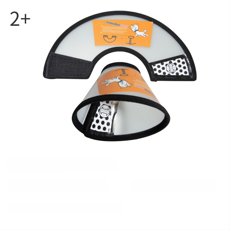 Guler Elizabethan pentru pisici și câini, protecție postoperatorie, cap de protecție împotriva zgârieturilor și mușcăturilor, Material PP/PE; Categoria Elizabeth Circle; Ambalare 100 buc.; Etichetă privată licențiată; Brand: Very good brand