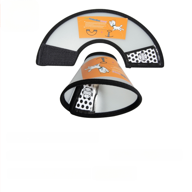 Guler Elizabethan pentru pisici și câini, protecție postoperatorie, cap de protecție împotriva zgârieturilor și mușcăturilor, Material PP/PE; Categoria Elizabeth Circle; Ambalare 100 buc.; Etichetă privată licențiată; Brand: Very good brand