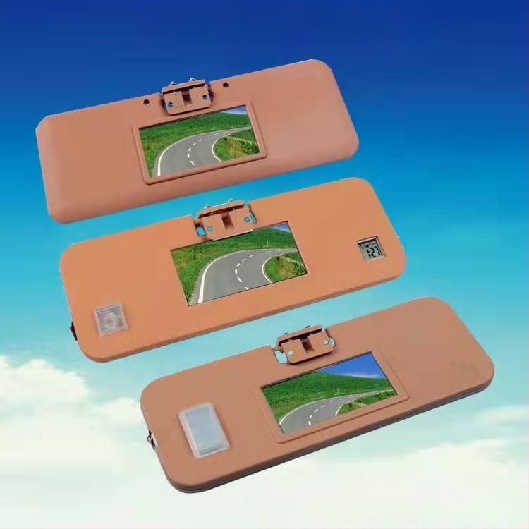 HD Καλλυντικό Καθρέφτης Ηλίου Αυτοκινήτου, Universal Συμβατότητα, Εγκατάσταση Με Κολλητή Ταινία, Μινιμαλιστικός Σχεδιασμός