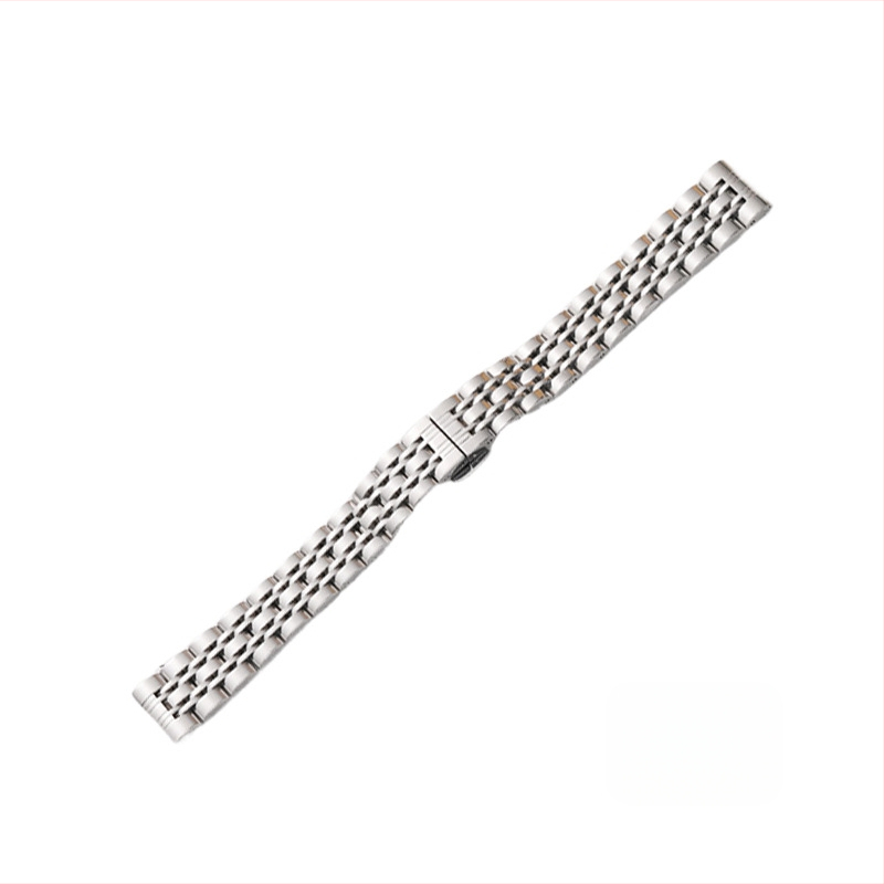 Apple Watch неръждаема стомана каишка с пеперудна катарама, седемзвено звено, тънък модел