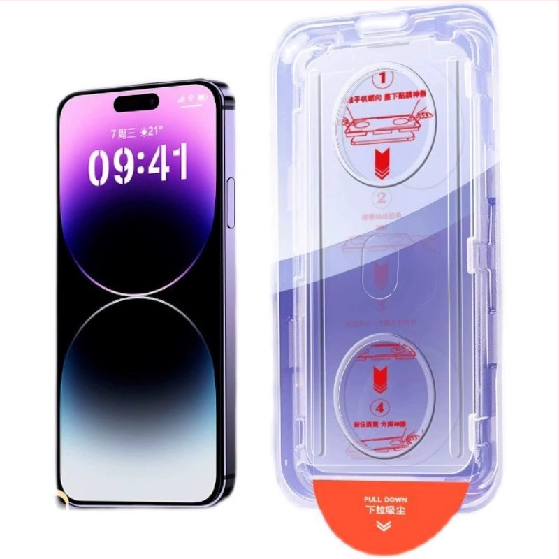Tempered glass priekšējā ekrāna aizsargs realme ierīcēm — priekšējais plēve, HD skaidrība, pret zilās gaismas iedarbība, iekļauts otrais līmējums