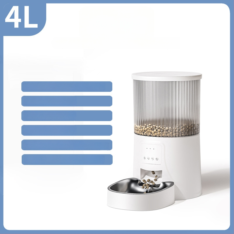 Автоматичен подавач за котки и кучета, разглобяем дизайн, таймерно дозирано хранене, без приложение