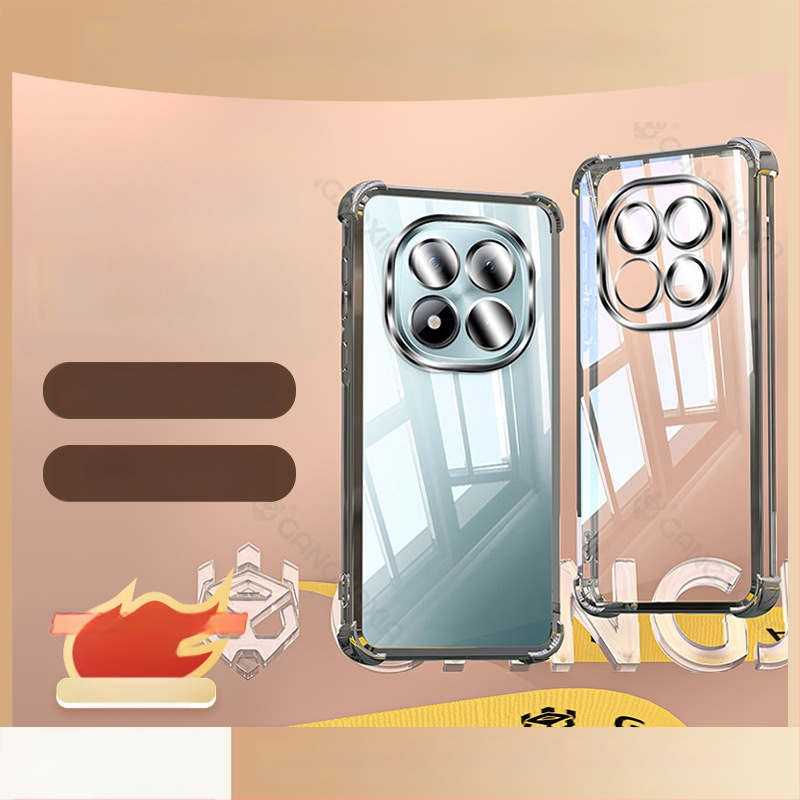 Tazo zaštitna futrola za Redmi Note 15 i Xiaomi Note 14, prozirni TPU zaštitnik s potpuno pokriće