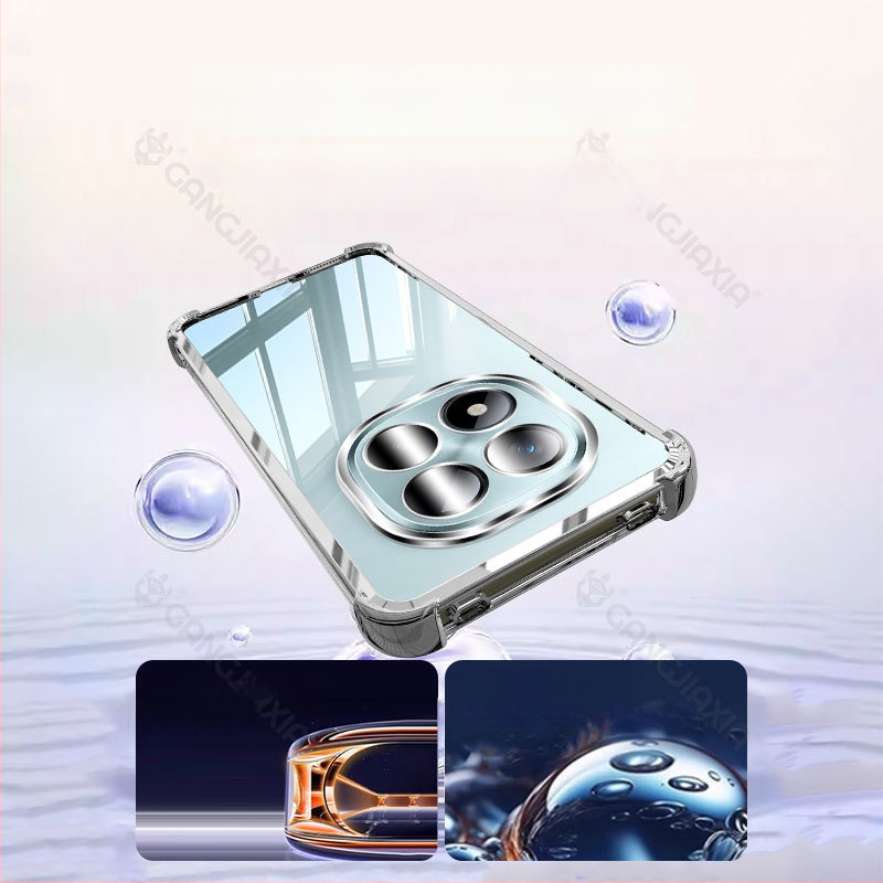 Tazo zaštitna futrola za Redmi Note 15 i Xiaomi Note 14, prozirni TPU zaštitnik s potpuno pokriće