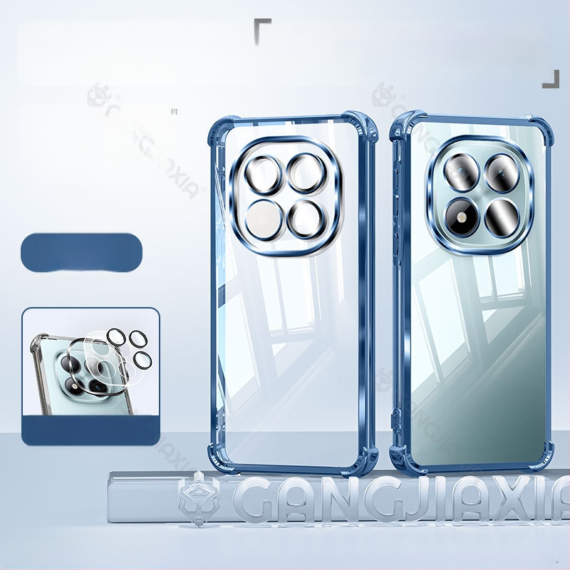 Tazo zaštitna futrola za Redmi Note 15 i Xiaomi Note 14, prozirni TPU zaštitnik s potpuno pokriće