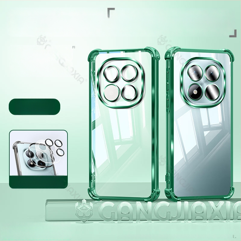 Tazo zaštitna futrola za Redmi Note 15 i Xiaomi Note 14, prozirni TPU zaštitnik s potpuno pokriće