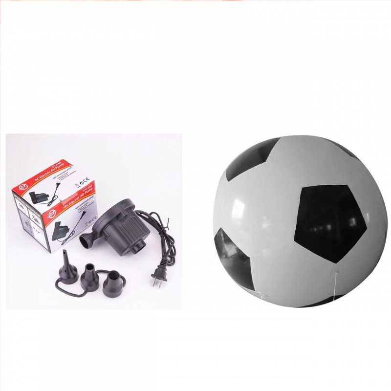 Piepūšama futbola bumba no PVC, šūta ar mašīnas šuvumiem, bez logotipa, vispārējai lietošanai