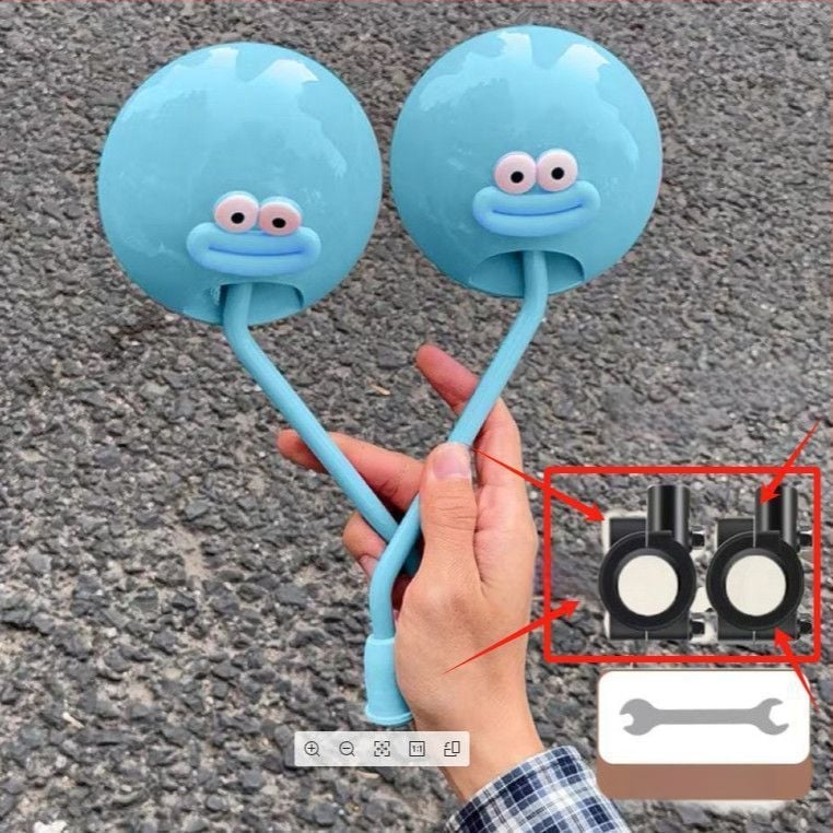 Elektromos járművek visszapillantó tükréhez – Ins-stílusú, kolbászformájú dizájn, univerzális kompatibilitás