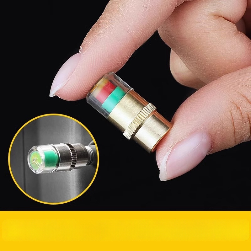 Strength Padangos slėgio matuoklis automobiliams ir motocikliams – išorinis matuoklis, aukšta tikslumo; medžiaga nerūdijantis plienas, grynas vario branduolys, plastikinis branduolys