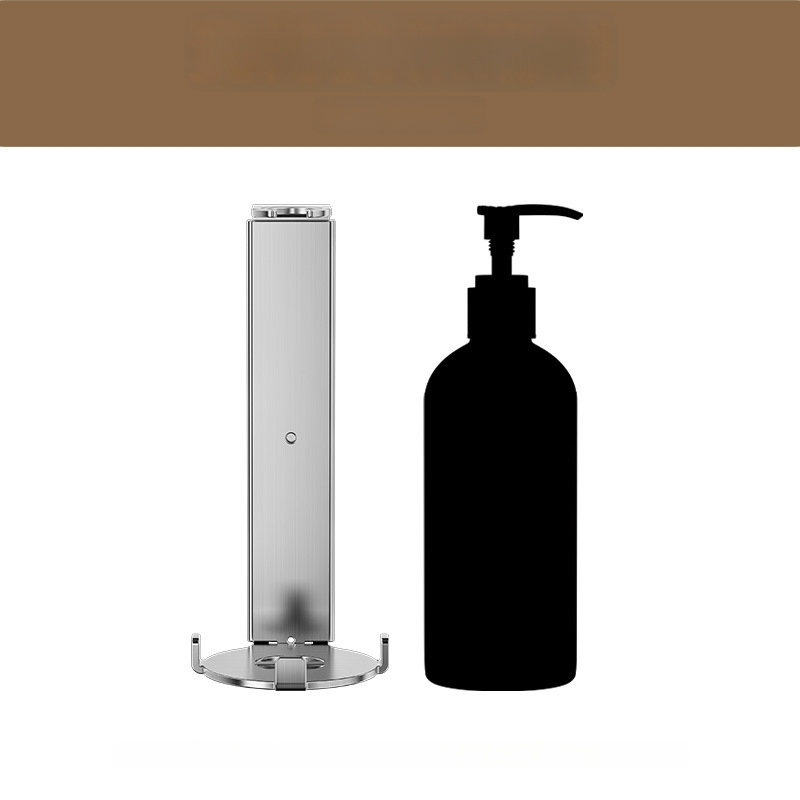 Suport dozator săpun din oțel inoxidabil – finisaj șlefuit, stil luxos discret, funcționare prin apăsare manuală, greutate 400 g