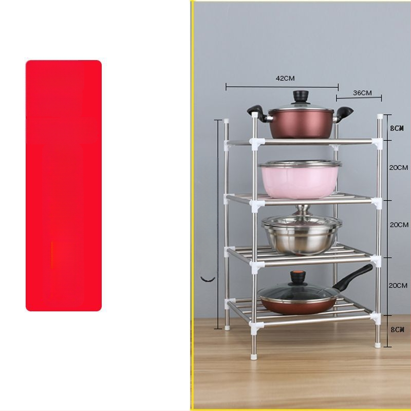 Raft de baie din oțel inoxidabil, pe podea, cu mai multe niveluri de depozitare, reglabil