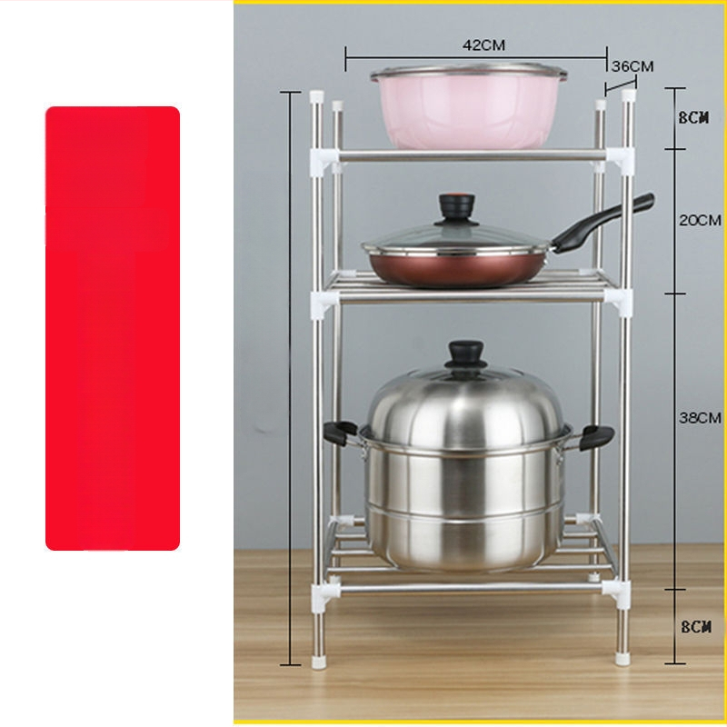 Raft de baie din oțel inoxidabil, pe podea, cu mai multe niveluri de depozitare, reglabil