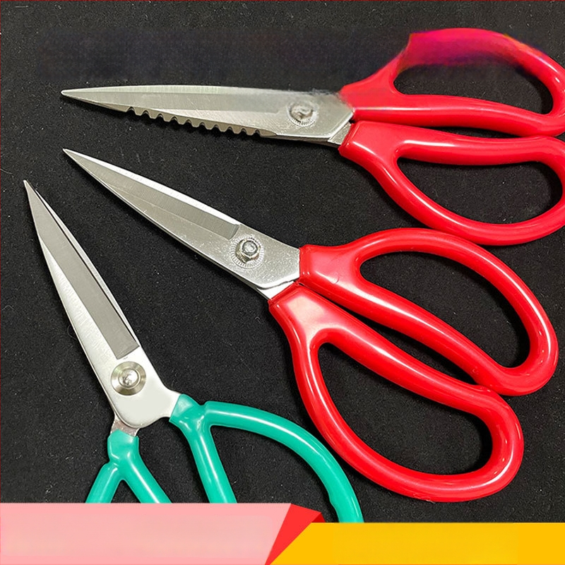 Foarfece de bucătărie cu acoperire din cauciuc, oțel inoxidabil, rezistente, multifuncționale, tăierea oaselor pentru pui și pește