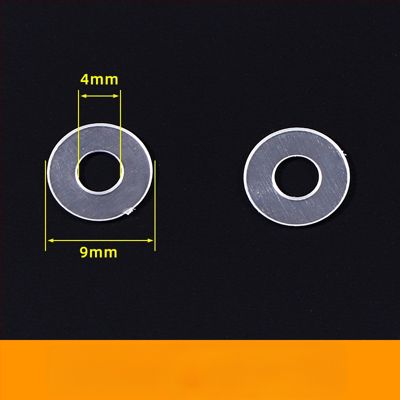 Найлонов бутон с очи и прозрачно пластмасова шайба – крепеж за палта и облекло