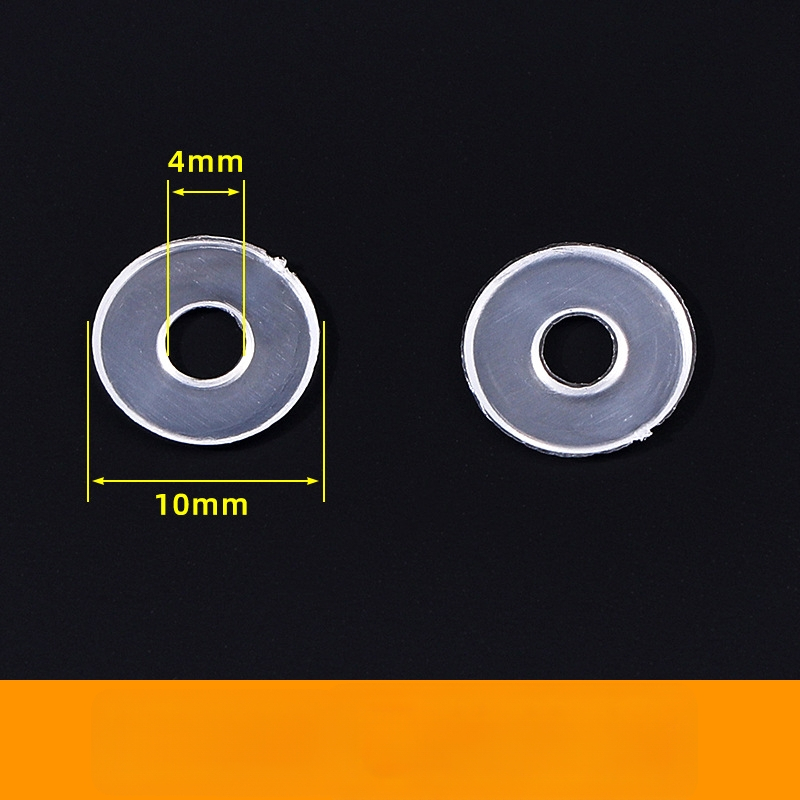 Найлонов бутон с очи и прозрачно пластмасова шайба – крепеж за палта и облекло