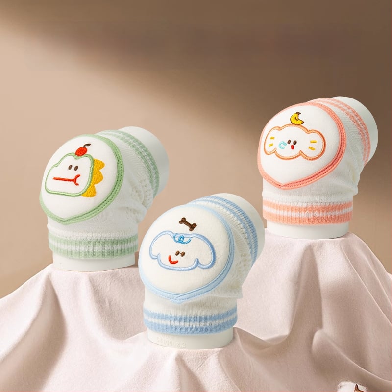 Бебешки наколенки за лазене - тънки летни протекторни наколенници за бебета и деца, удароустойчиви, пролет 2025