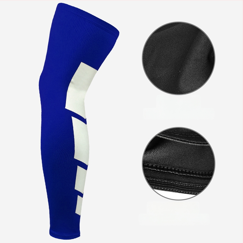 Защитни ленти за долната част на крака за баскетбол и футбол — удължени, слънцезащита, еластични с Лайкра и бързо изсъхване