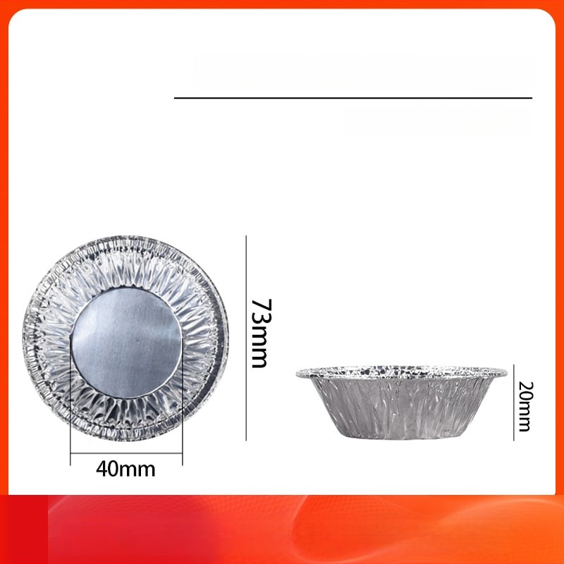 Ühekordsed alumiiniumist munatarta tassid ja küpsetustoodete vormid | Mahutavus 10-100 ml | Kõrge temperatuuritaluvus