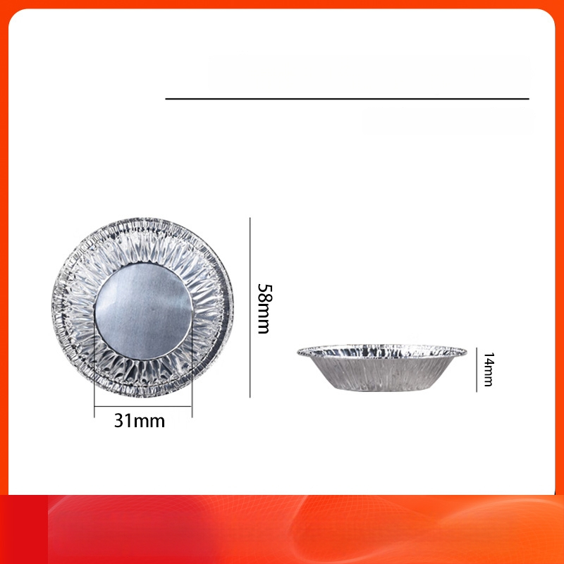 Ühekordsed alumiiniumist munatarta tassid ja küpsetustoodete vormid | Mahutavus 10-100 ml | Kõrge temperatuuritaluvus