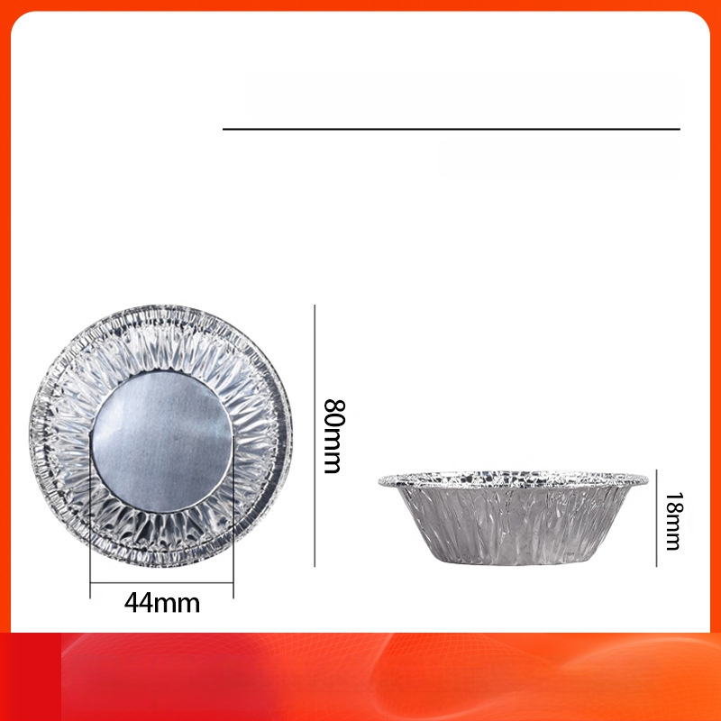 Ühekordsed alumiiniumist munatarta tassid ja küpsetustoodete vormid | Mahutavus 10-100 ml | Kõrge temperatuuritaluvus